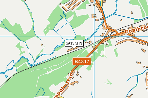 SA15 5HN map - OS VectorMap District (Ordnance Survey) SA15 5HN map - OS VectorMap District (Ordnance Survey)