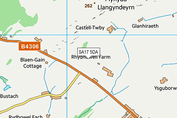 SA17 5DA map - OS VectorMap District (Ordnance Survey) SA17 5DA map - OS VectorMap District (Ordnance Survey)