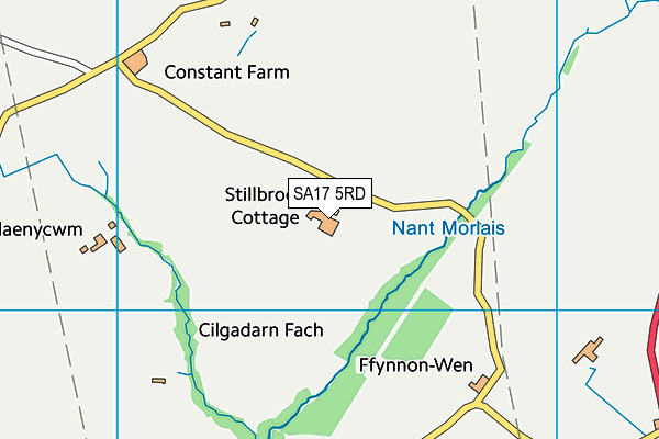 SA17 5RD map - OS VectorMap District (Ordnance Survey) SA17 5RD map - OS VectorMap District (Ordnance Survey)