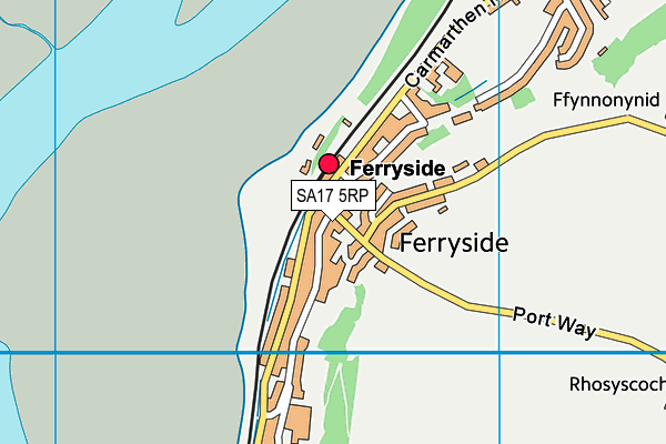 SA17 5RP map - OS VectorMap District (Ordnance Survey) SA17 5RP map - OS VectorMap District (Ordnance Survey)