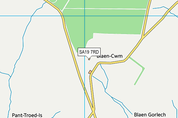 SA19 7RD map - OS VectorMap District (Ordnance Survey) SA19 7RD map - OS VectorMap District (Ordnance Survey)