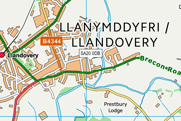 SA20 0DB map - OS VectorMap District (Ordnance Survey) SA20 0DB map - OS VectorMap District (Ordnance Survey)