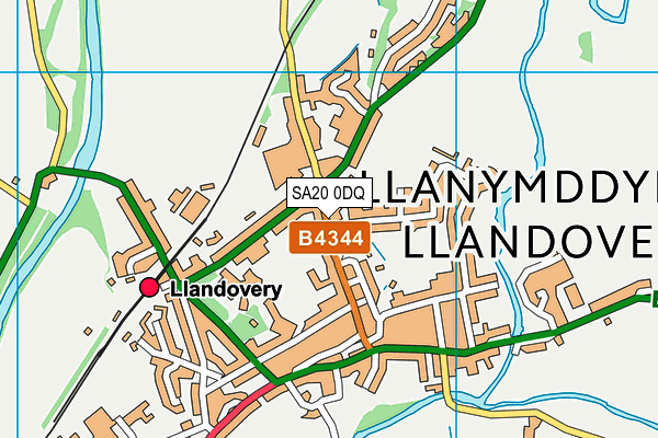 SA20 0DQ map - OS VectorMap District (Ordnance Survey) SA20 0DQ map - OS VectorMap District (Ordnance Survey)