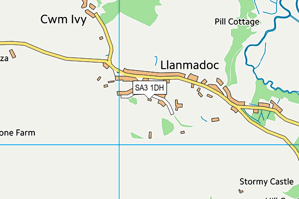 SA3 1DH map - OS VectorMap District (Ordnance Survey) SA3 1DH map - OS VectorMap District (Ordnance Survey)