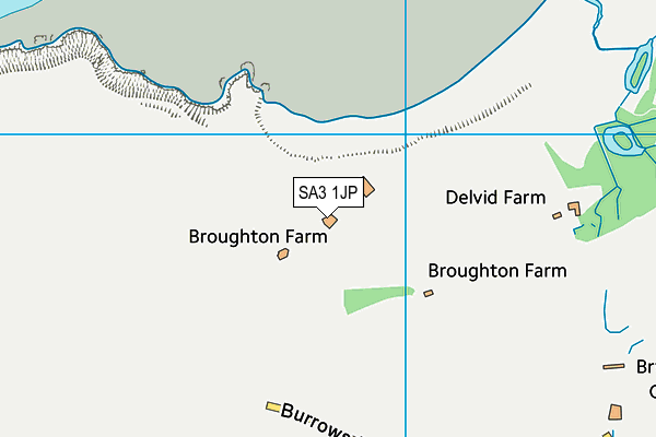 SA3 1JP map - OS VectorMap District (Ordnance Survey) SA3 1JP map - OS VectorMap District (Ordnance Survey)