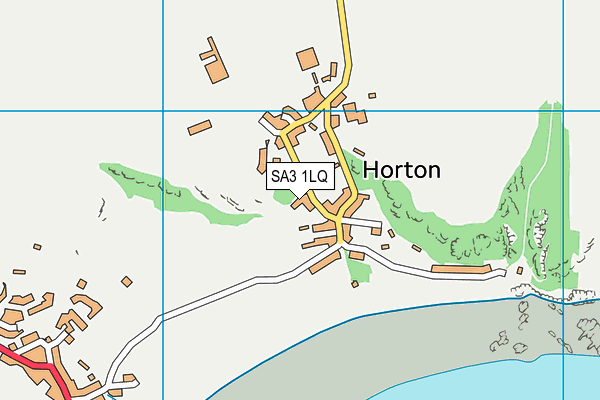 SA3 1LQ map - OS VectorMap District (Ordnance Survey) SA3 1LQ map - OS VectorMap District (Ordnance Survey)