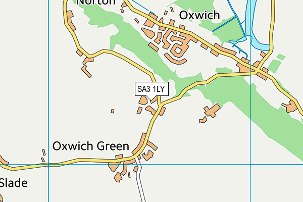 SA3 1LY map - OS VectorMap District (Ordnance Survey) SA3 1LY map - OS VectorMap District (Ordnance Survey)