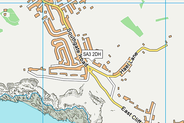 SA3 2DH map - OS VectorMap District (Ordnance Survey) SA3 2DH map - OS VectorMap District (Ordnance Survey)