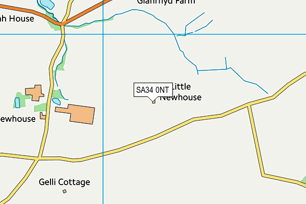 SA34 0NT map - OS VectorMap District (Ordnance Survey) SA34 0NT map - OS VectorMap District (Ordnance Survey)