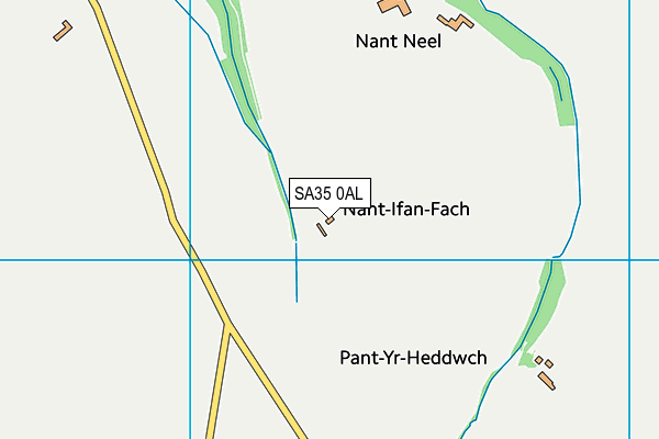 SA35 0AL map - OS VectorMap District (Ordnance Survey) SA35 0AL map - OS VectorMap District (Ordnance Survey)