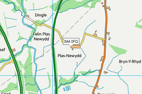 SA4 0FQ map - OS VectorMap District (Ordnance Survey) SA4 0FQ map - OS VectorMap District (Ordnance Survey)