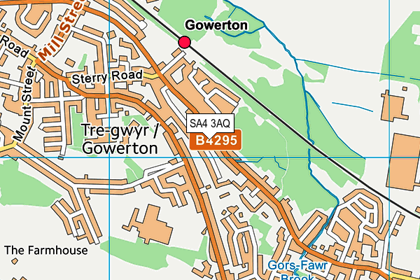 SA4 3AQ map - OS VectorMap District (Ordnance Survey) SA4 3AQ map - OS VectorMap District (Ordnance Survey)