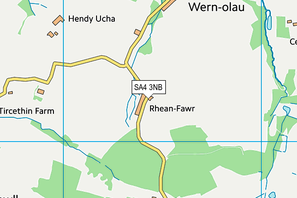 SA4 3NB map - OS VectorMap District (Ordnance Survey) SA4 3NB map - OS VectorMap District (Ordnance Survey)