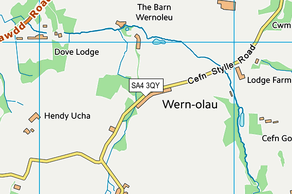 SA4 3QY map - OS VectorMap District (Ordnance Survey) SA4 3QY map - OS VectorMap District (Ordnance Survey)