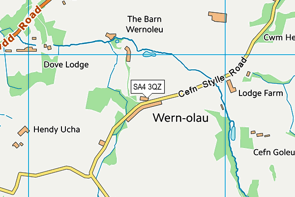 SA4 3QZ map - OS VectorMap District (Ordnance Survey) SA4 3QZ map - OS VectorMap District (Ordnance Survey)