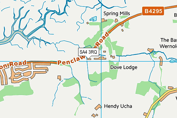 SA4 3RQ map - OS VectorMap District (Ordnance Survey) SA4 3RQ map - OS VectorMap District (Ordnance Survey)