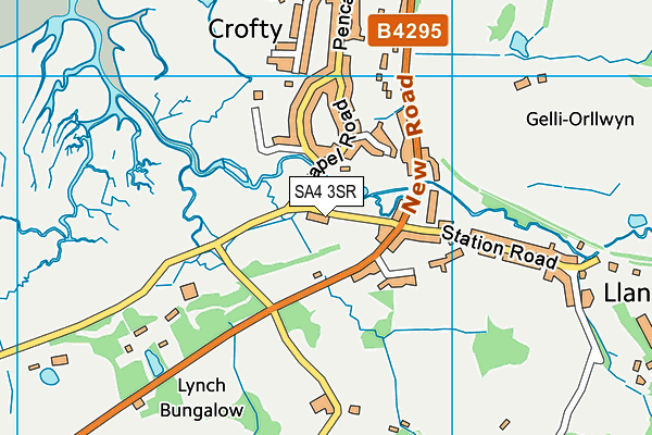 SA4 3SR map - OS VectorMap District (Ordnance Survey) SA4 3SR map - OS VectorMap District (Ordnance Survey)