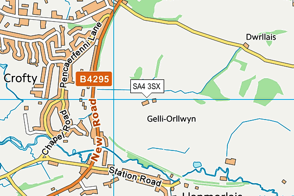 SA4 3SX map - OS VectorMap District (Ordnance Survey) SA4 3SX map - OS VectorMap District (Ordnance Survey)