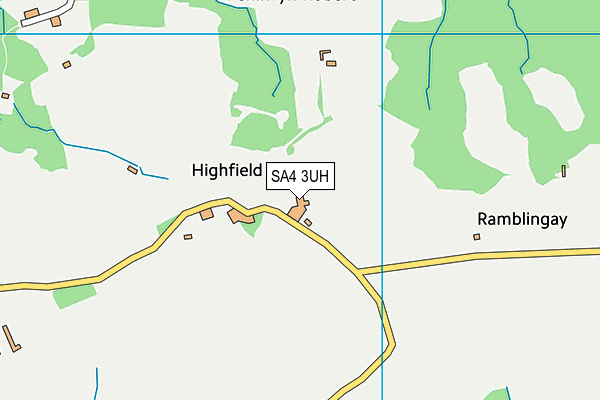 SA4 3UH map - OS VectorMap District (Ordnance Survey) SA4 3UH map - OS VectorMap District (Ordnance Survey)