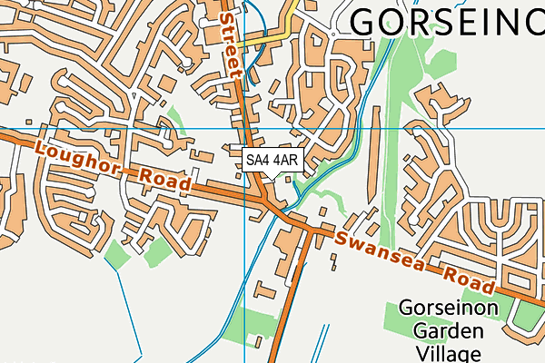 SA4 4AR map - OS VectorMap District (Ordnance Survey) SA4 4AR map - OS VectorMap District (Ordnance Survey)