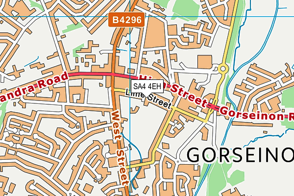 SA4 4EH map - OS VectorMap District (Ordnance Survey) SA4 4EH map - OS VectorMap District (Ordnance Survey)