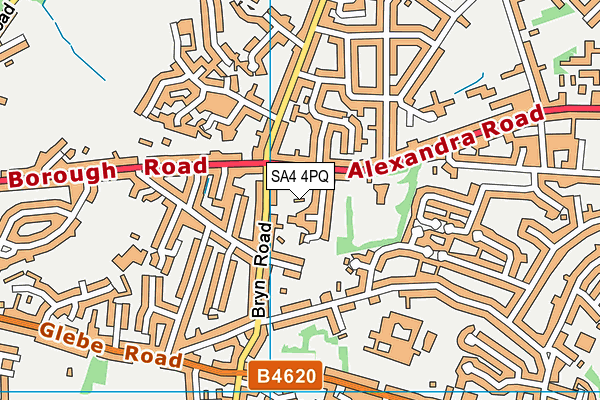 SA4 4PQ map - OS VectorMap District (Ordnance Survey) SA4 4PQ map - OS VectorMap District (Ordnance Survey)