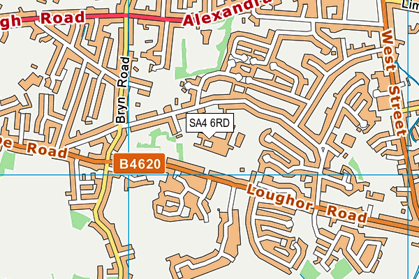 SA4 6RD map - OS VectorMap District (Ordnance Survey) SA4 6RD map - OS VectorMap District (Ordnance Survey)