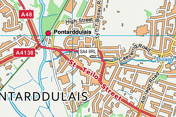 SA4 8RL map - OS VectorMap District (Ordnance Survey) SA4 8RL map - OS VectorMap District (Ordnance Survey)