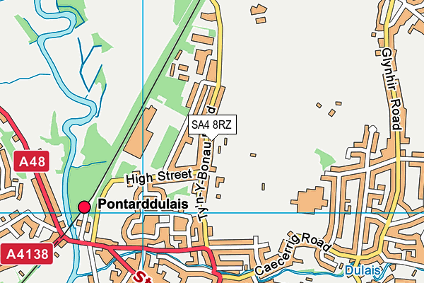 SA4 8RZ map - OS VectorMap District (Ordnance Survey) SA4 8RZ map - OS VectorMap District (Ordnance Survey)
