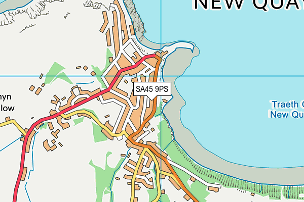 SA45 9PS map - OS VectorMap District (Ordnance Survey) SA45 9PS map - OS VectorMap District (Ordnance Survey)