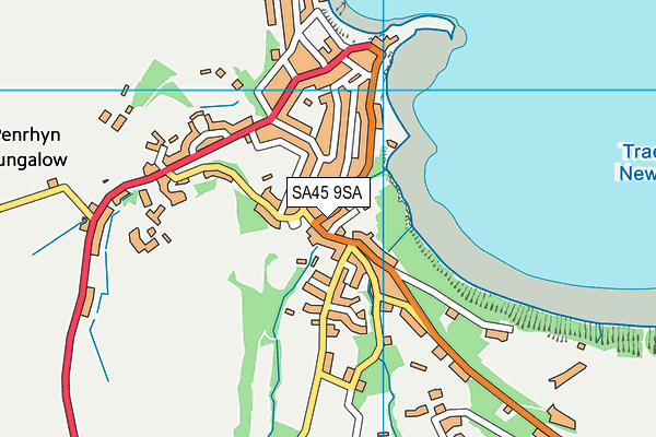 SA45 9SA map - OS VectorMap District (Ordnance Survey) SA45 9SA map - OS VectorMap District (Ordnance Survey)