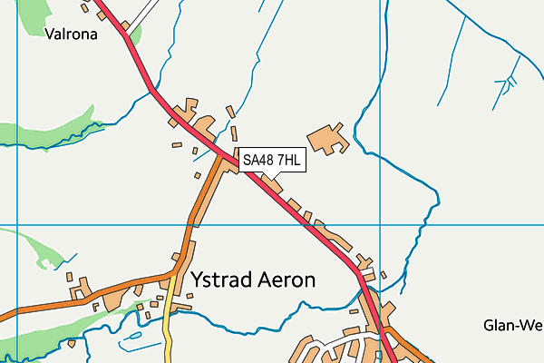 SA48 7HL map - OS VectorMap District (Ordnance Survey)