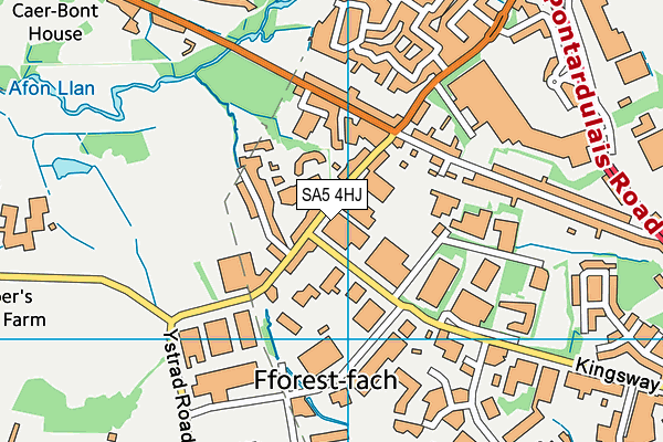 SA5 4HJ map - OS VectorMap District (Ordnance Survey) SA5 4HJ map - OS VectorMap District (Ordnance Survey)