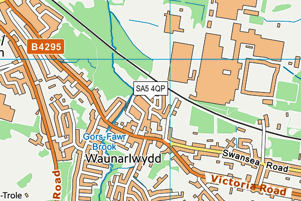 SA5 4QP map - OS VectorMap District (Ordnance Survey) SA5 4QP map - OS VectorMap District (Ordnance Survey)