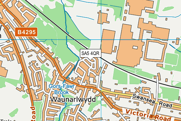 SA5 4QR map - OS VectorMap District (Ordnance Survey) SA5 4QR map - OS VectorMap District (Ordnance Survey)