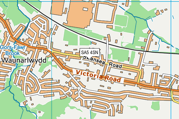 SA5 4SN map - OS VectorMap District (Ordnance Survey) SA5 4SN map - OS VectorMap District (Ordnance Survey)