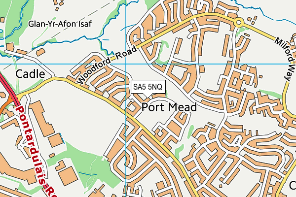 SA5 5NQ map - OS VectorMap District (Ordnance Survey) SA5 5NQ map - OS VectorMap District (Ordnance Survey)