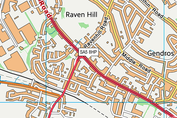 SA5 8HP map - OS VectorMap District (Ordnance Survey) SA5 8HP map - OS VectorMap District (Ordnance Survey)
