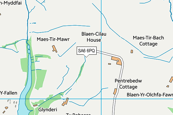 SA6 6PQ map - OS VectorMap District (Ordnance Survey) SA6 6PQ map - OS VectorMap District (Ordnance Survey)