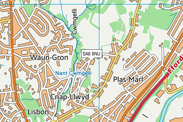 SA6 8NU map - OS VectorMap District (Ordnance Survey) SA6 8NU map - OS VectorMap District (Ordnance Survey)