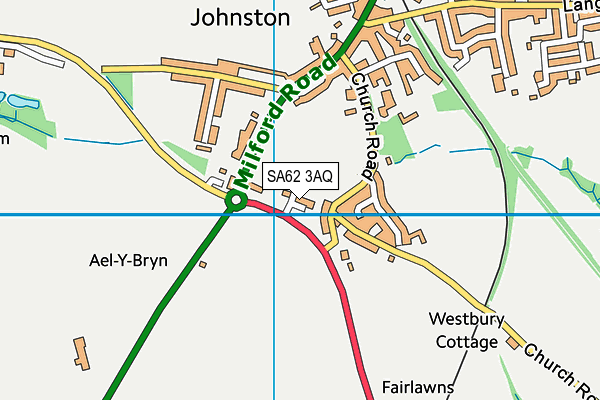 SA62 3AQ map - OS VectorMap District (Ordnance Survey) SA62 3AQ map - OS VectorMap District (Ordnance Survey)