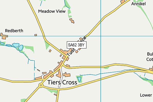 SA62 3BY map - OS VectorMap District (Ordnance Survey) SA62 3BY map - OS VectorMap District (Ordnance Survey)