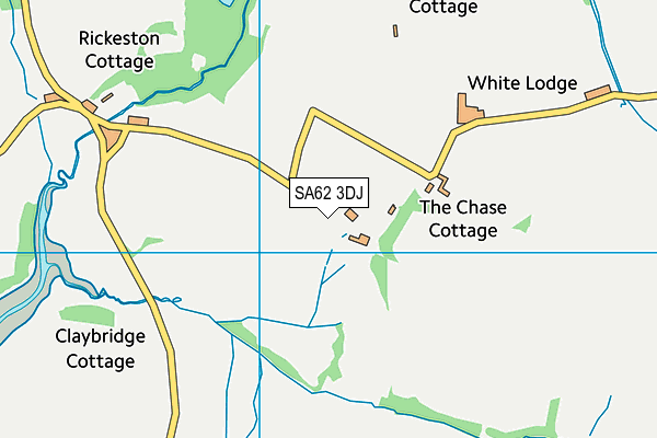 SA62 3DJ map - OS VectorMap District (Ordnance Survey) SA62 3DJ map - OS VectorMap District (Ordnance Survey)