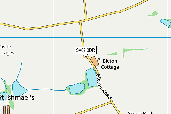 SA62 3DR map - OS VectorMap District (Ordnance Survey) SA62 3DR map - OS VectorMap District (Ordnance Survey)