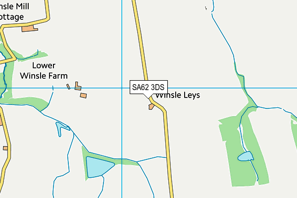 SA62 3DS map - OS VectorMap District (Ordnance Survey) SA62 3DS map - OS VectorMap District (Ordnance Survey)