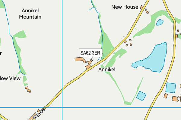 SA62 3ER map - OS VectorMap District (Ordnance Survey) SA62 3ER map - OS VectorMap District (Ordnance Survey)