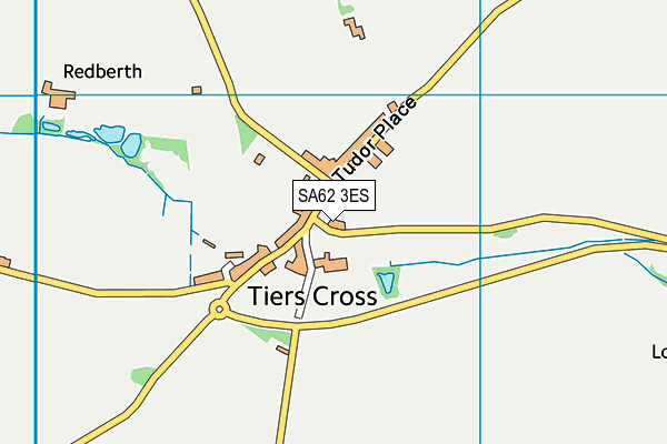 SA62 3ES map - OS VectorMap District (Ordnance Survey) SA62 3ES map - OS VectorMap District (Ordnance Survey)
