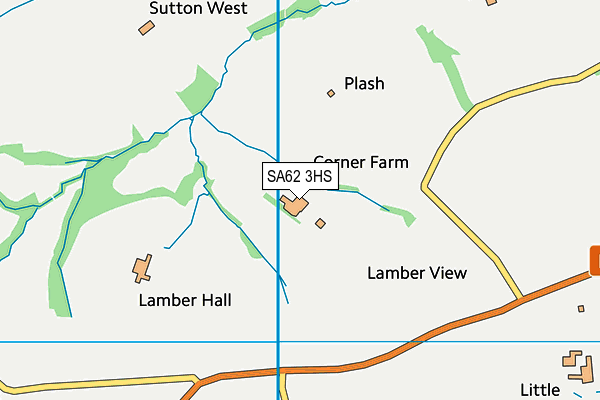 SA62 3HS map - OS VectorMap District (Ordnance Survey) SA62 3HS map - OS VectorMap District (Ordnance Survey)