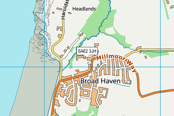 SA62 3JH map - OS VectorMap District (Ordnance Survey) SA62 3JH map - OS VectorMap District (Ordnance Survey)