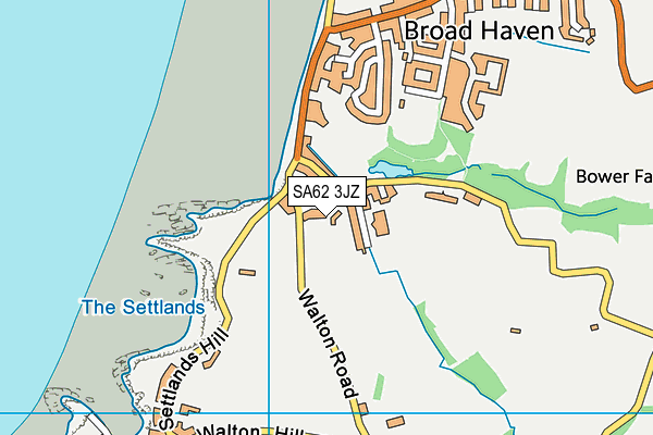 SA62 3JZ map - OS VectorMap District (Ordnance Survey) SA62 3JZ map - OS VectorMap District (Ordnance Survey)